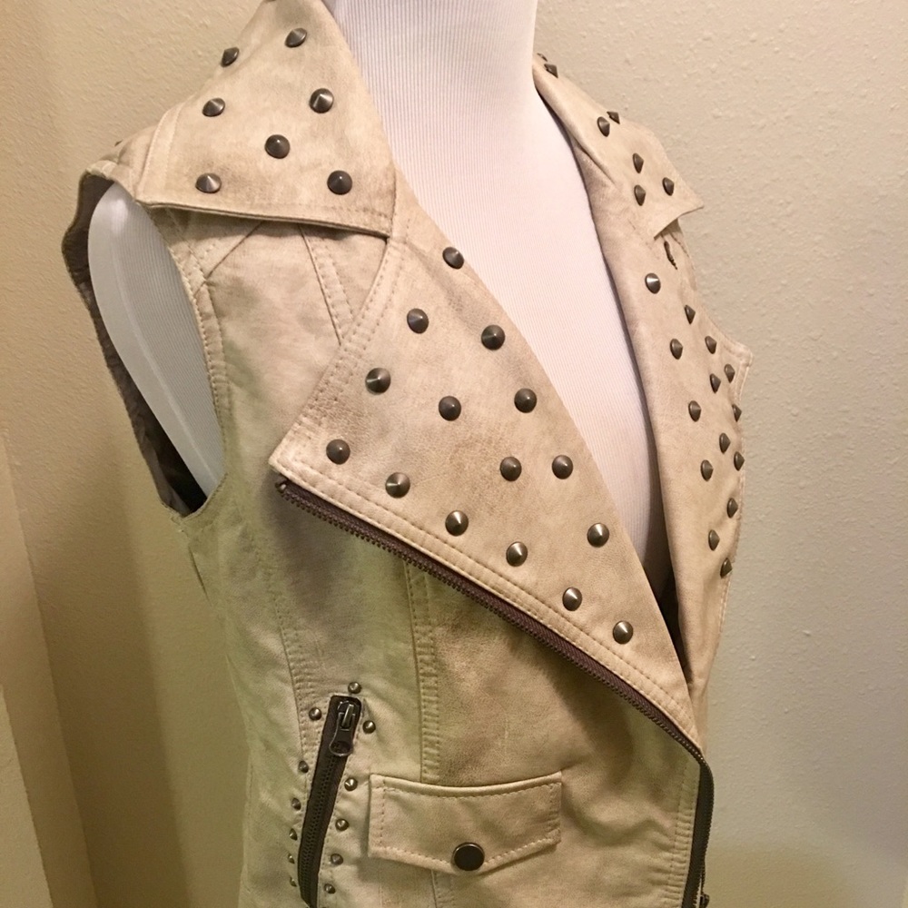 Faux Leather Vest